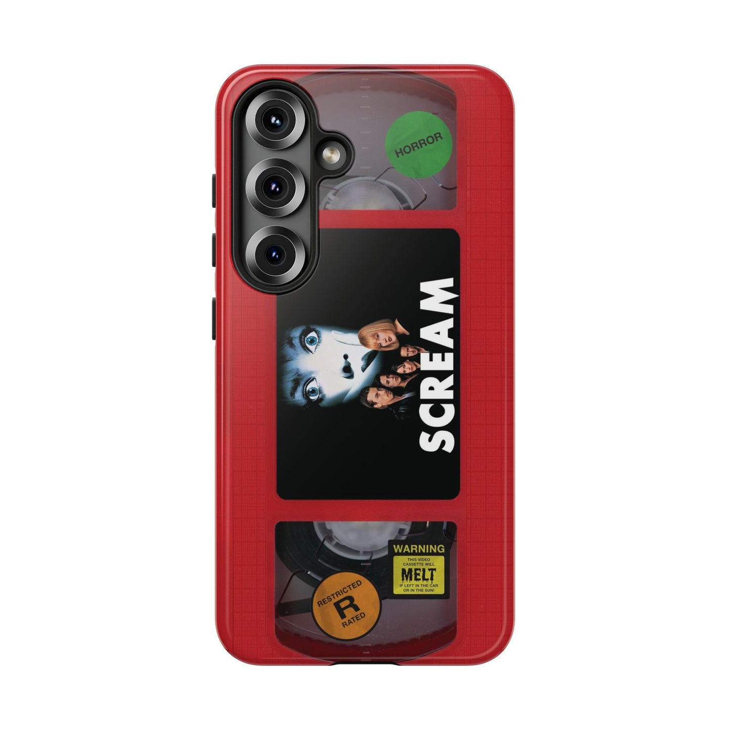 Scream Red Impact Resistant VHS Phone Case