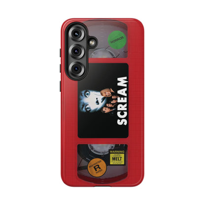 Scream Red Impact Resistant VHS Phone Case
