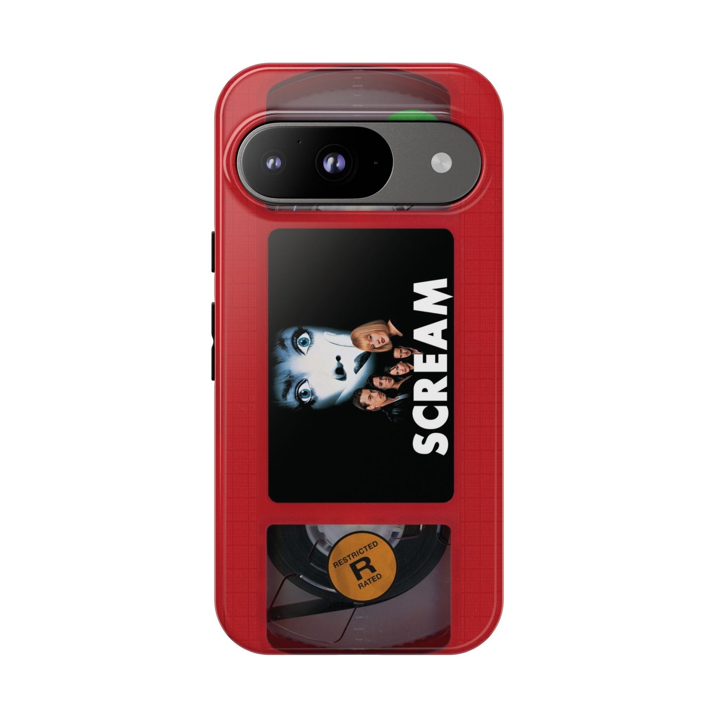 Scream Red Impact Resistant VHS Phone Case