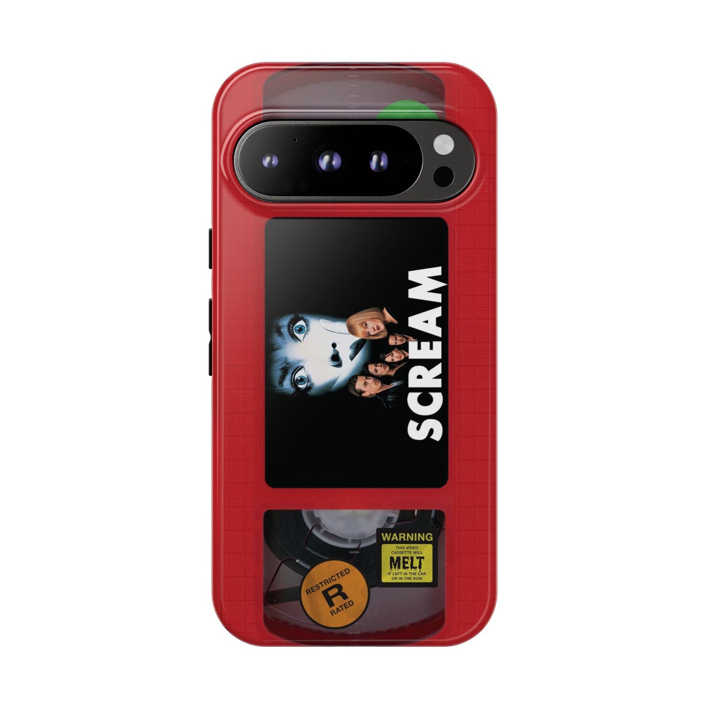 Scream Red Impact Resistant VHS Phone Case