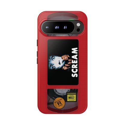 Scream Red Impact Resistant VHS Phone Case