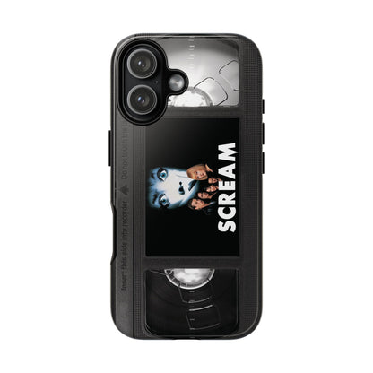Scream VHS Impact Resistant iPhone Case
