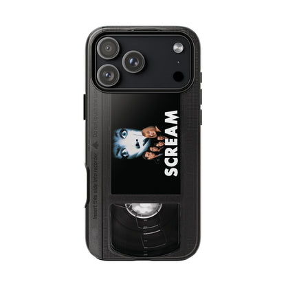 Scream VHS Impact Resistant iPhone Case