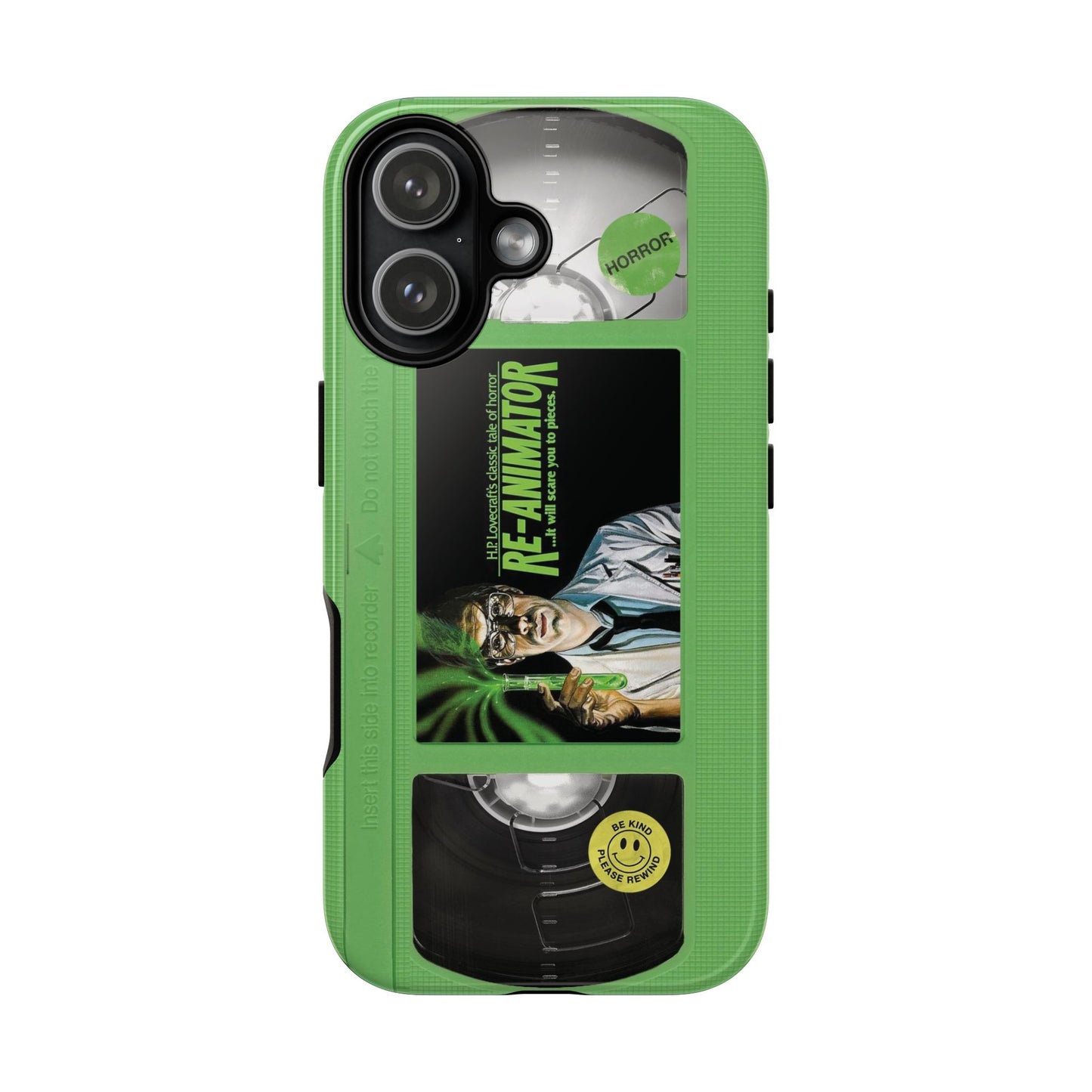 Reanimator Limited Edition Green Impact Resistant VHS Phone Case