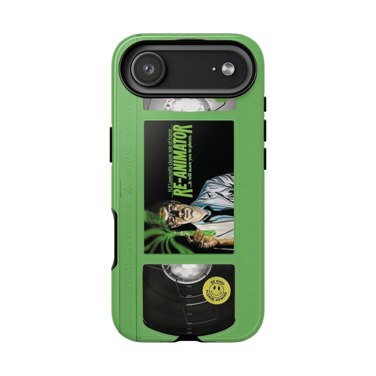Reanimator Limited Edition Green Impact Resistant VHS Phone Case