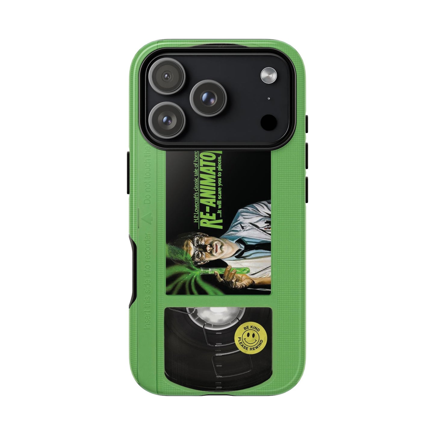Reanimator Limited Edition Green Impact Resistant VHS Phone Case
