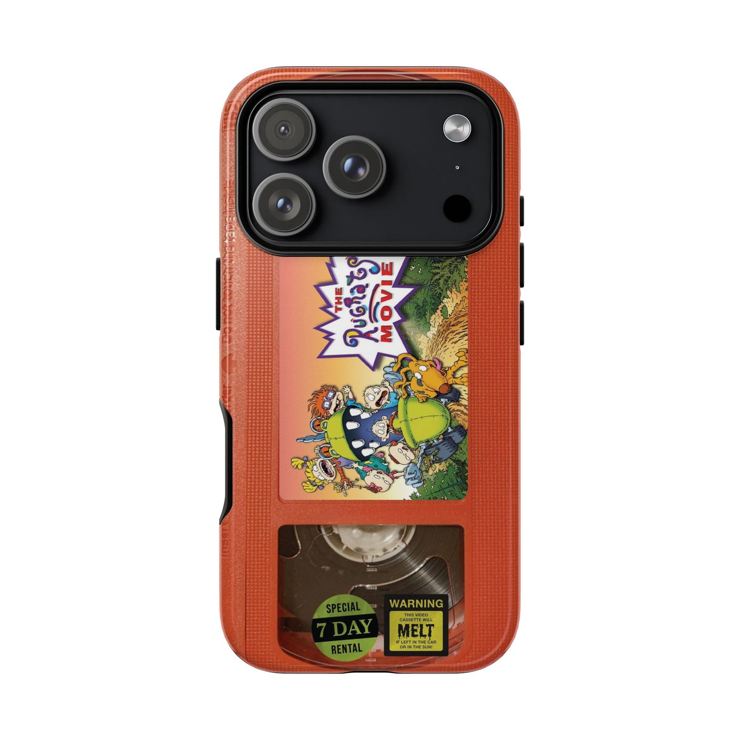 Rugrats Orange Edition VHS Phone Case