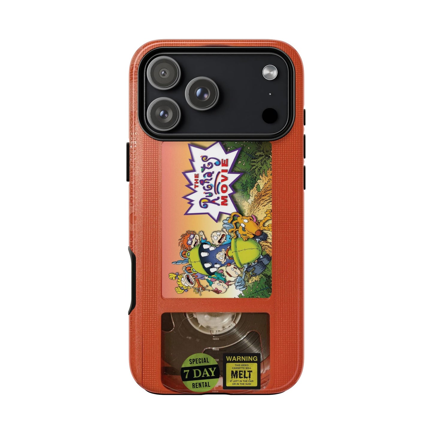 Rugrats Orange Edition VHS Phone Case