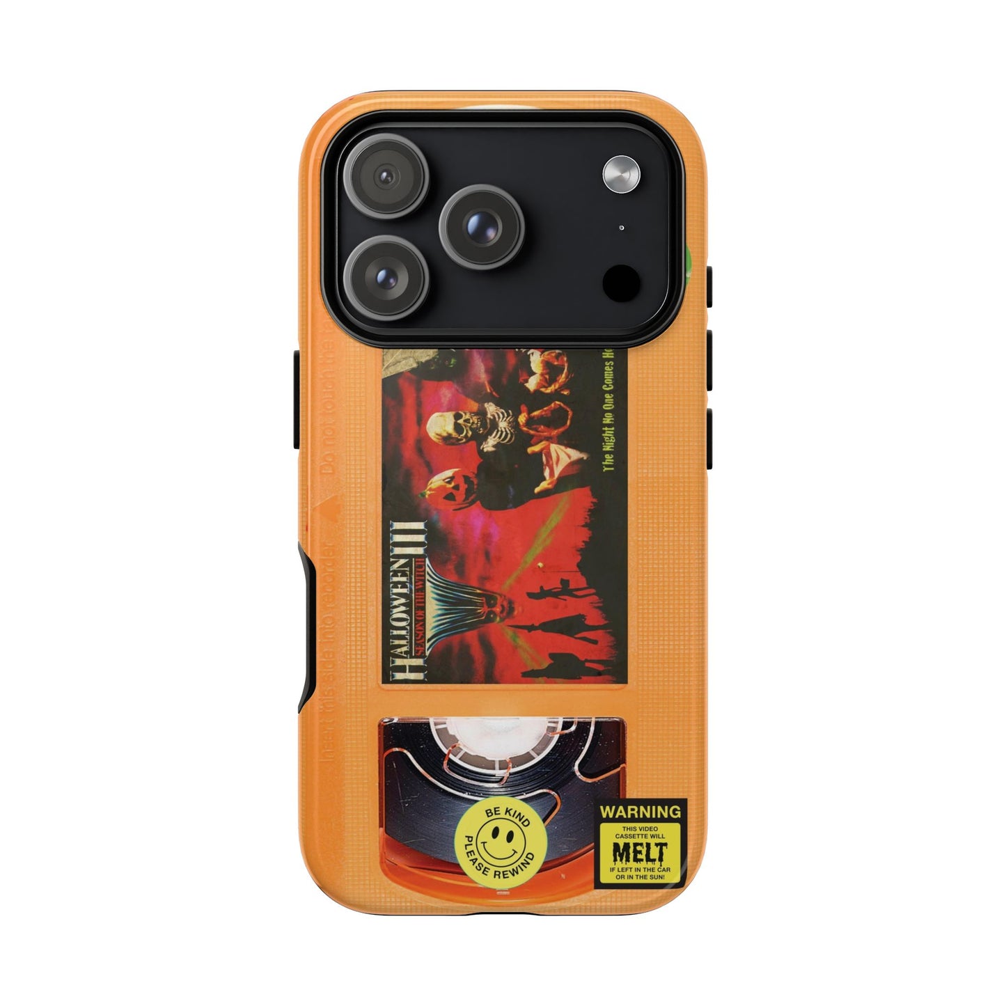 Halloween III Orange Edition Impact Resistant VHS Phone Case
