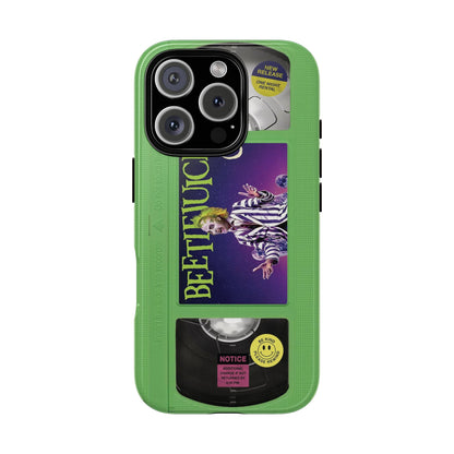 BJ  Limited Edition Green Impact Resistant VHS Phone Case