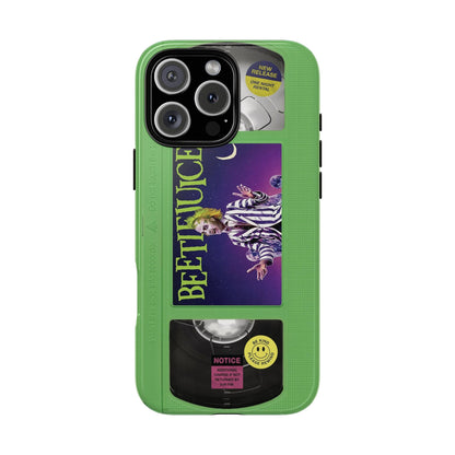 BJ  Limited Edition Green Impact Resistant VHS Phone Case