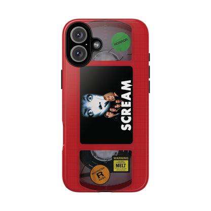 Scream Red Limited Edition Impact Resistant VHS Phone Case