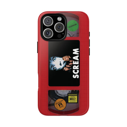 Scream Red Limited Edition Impact Resistant VHS Phone Case