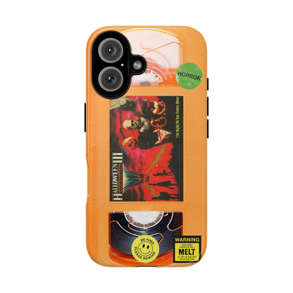 Halloween III Orange Edition Impact Resistant VHS Phone Case