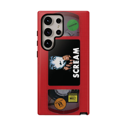 Scream Red Limited Edition Impact Resistant VHS Phone Case