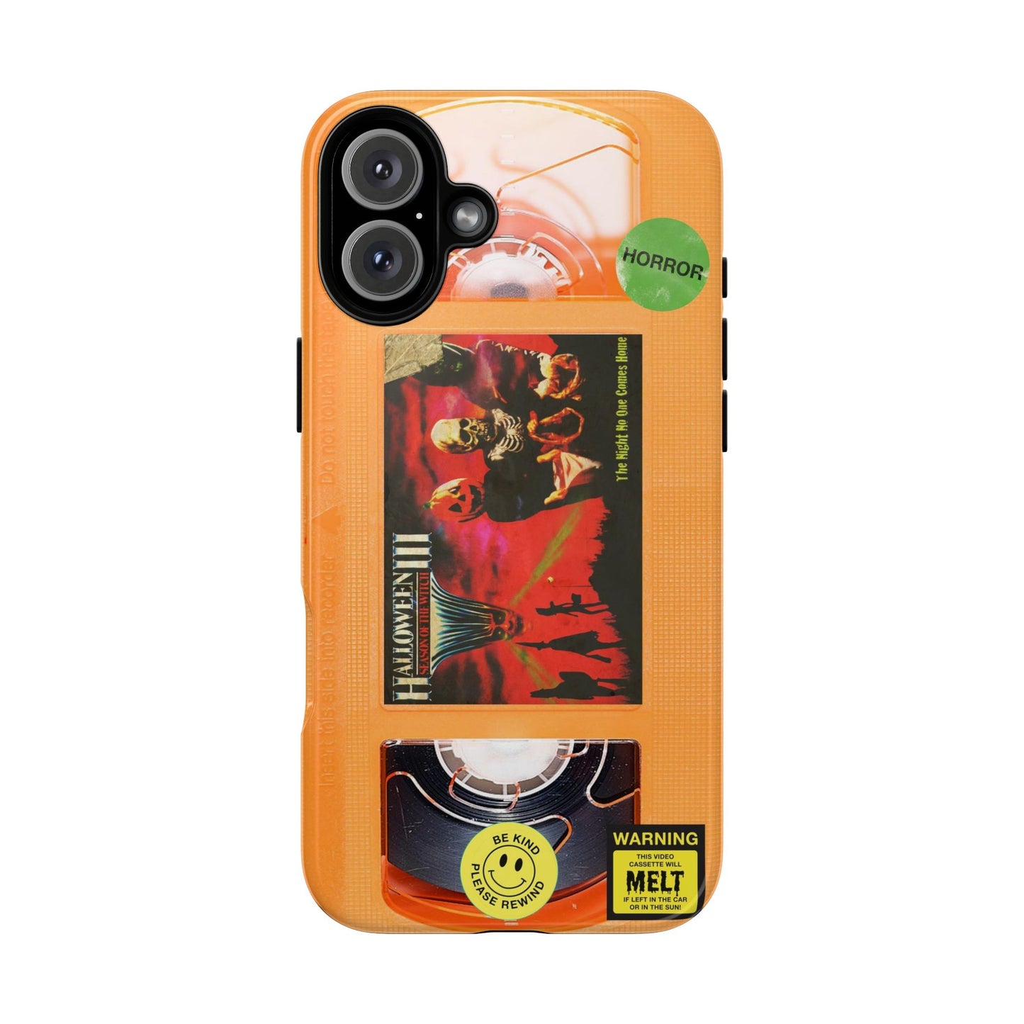 Halloween III Orange Edition Impact Resistant VHS Phone Case