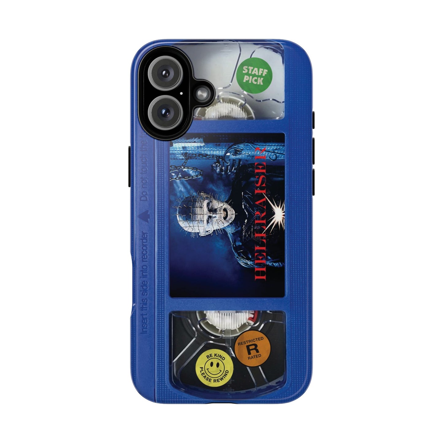 Hellraiser Blue Limited Edition Impact Resistant VHS Phone Case