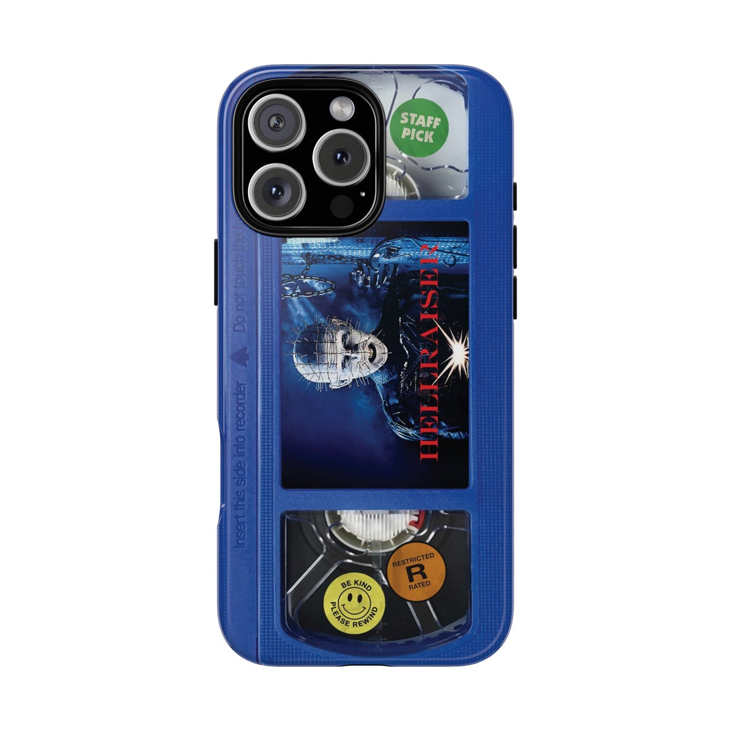 Hellraiser Blue Limited Edition Impact Resistant VHS Phone Case