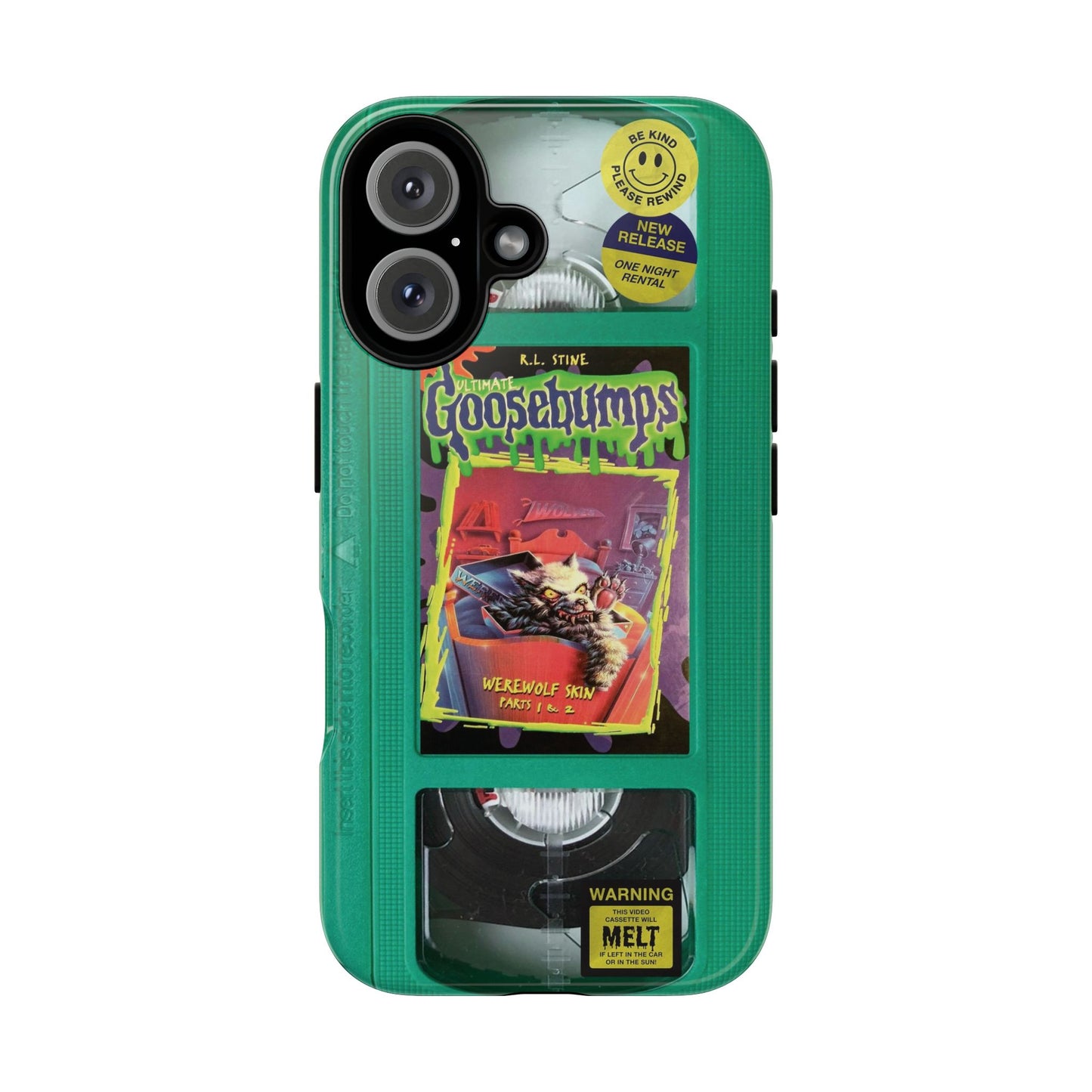 Goosebumps Green VHS Impact Resistant Case