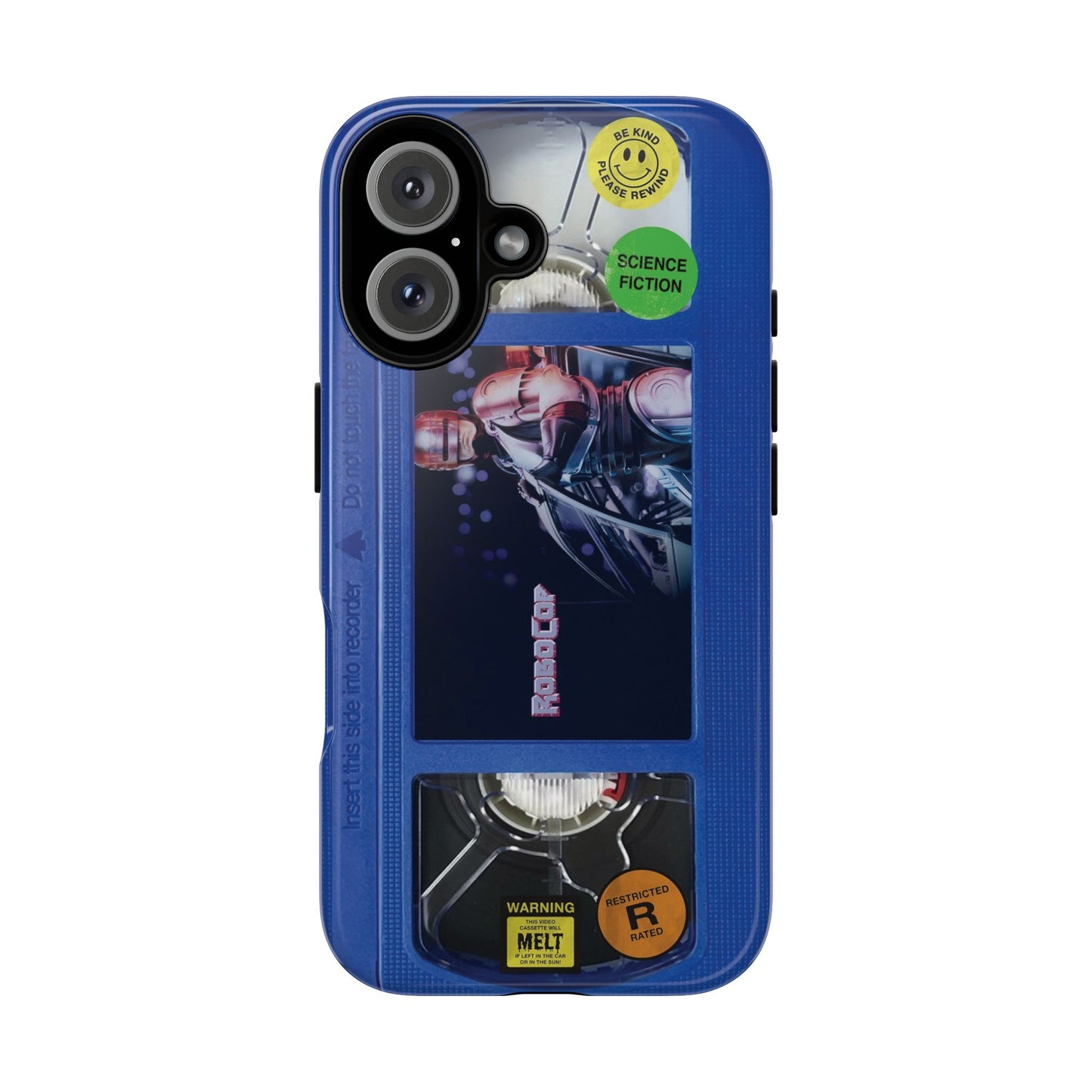 Robo cop Blue Edition VHS Phone Case