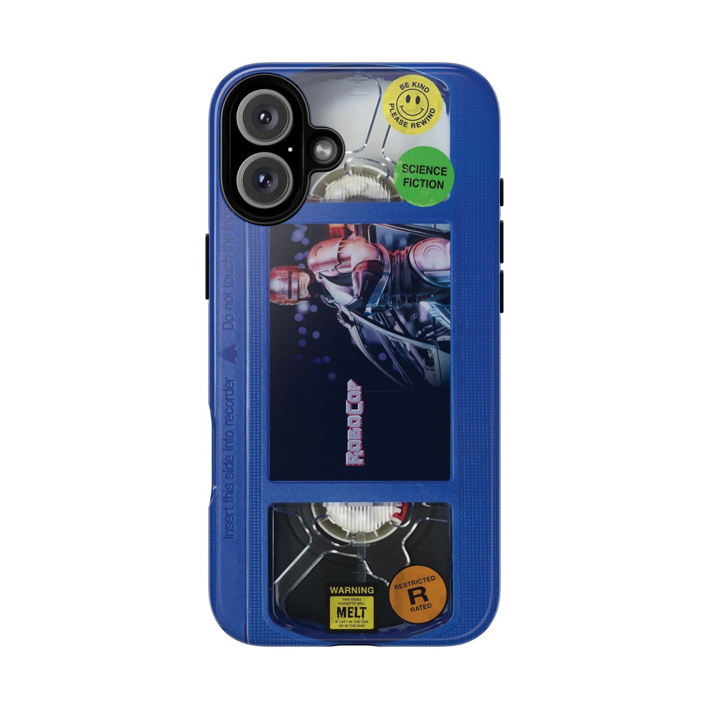 Robo cop Blue Edition VHS Phone Case