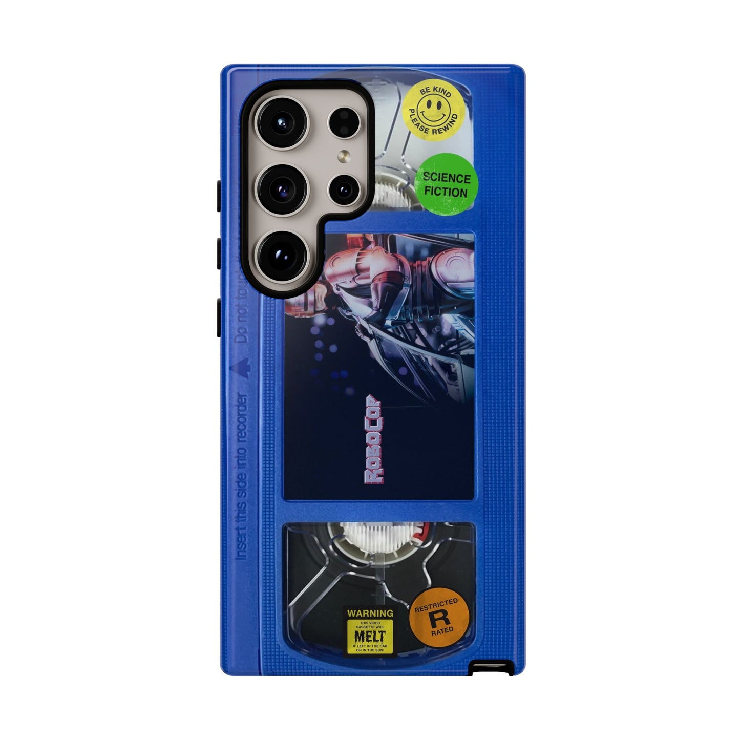 Robo cop Blue Edition VHS Phone Case