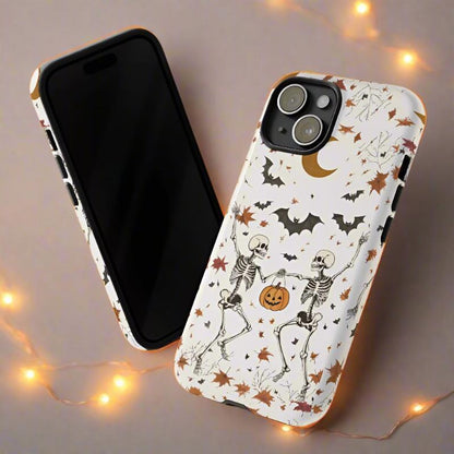 Dancing Skeletons Impact Resistant Phone Case