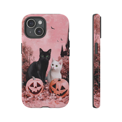 Retro Fall Kitties Impact Resistant Phone Case