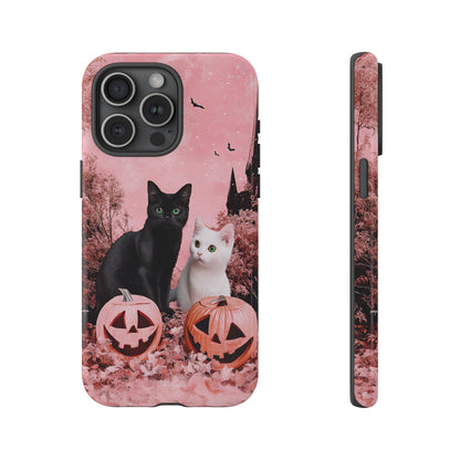 Retro Fall Kitties Impact Resistant Phone Case