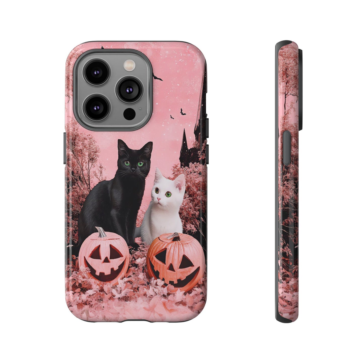 Retro Fall Kitties Impact Resistant Phone Case