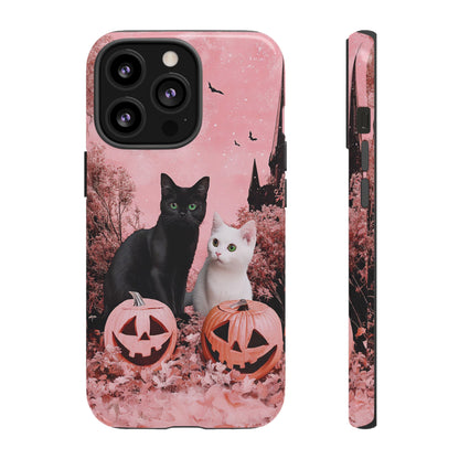 Retro Fall Kitties Impact Resistant Phone Case