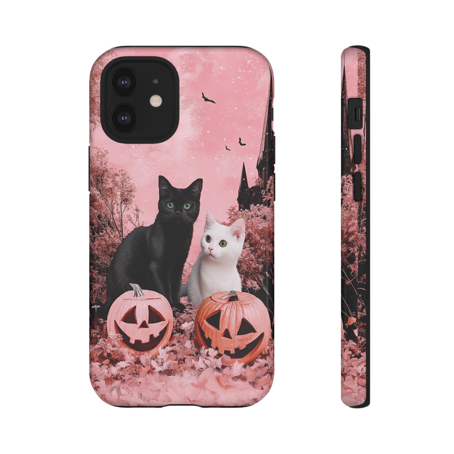 Retro Fall Kitties Impact Resistant Phone Case