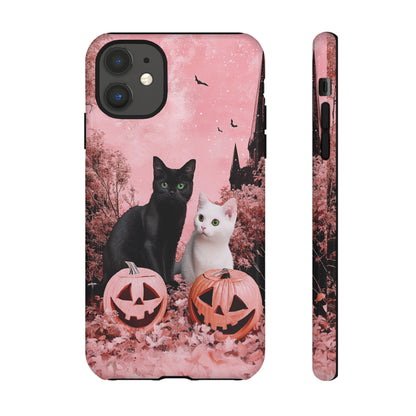 Retro Fall Kitties Impact Resistant Phone Case