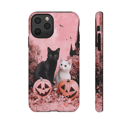 Retro Fall Kitties Impact Resistant Phone Case