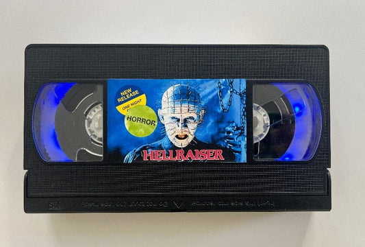 Hellraiser VHS Tape Lamp