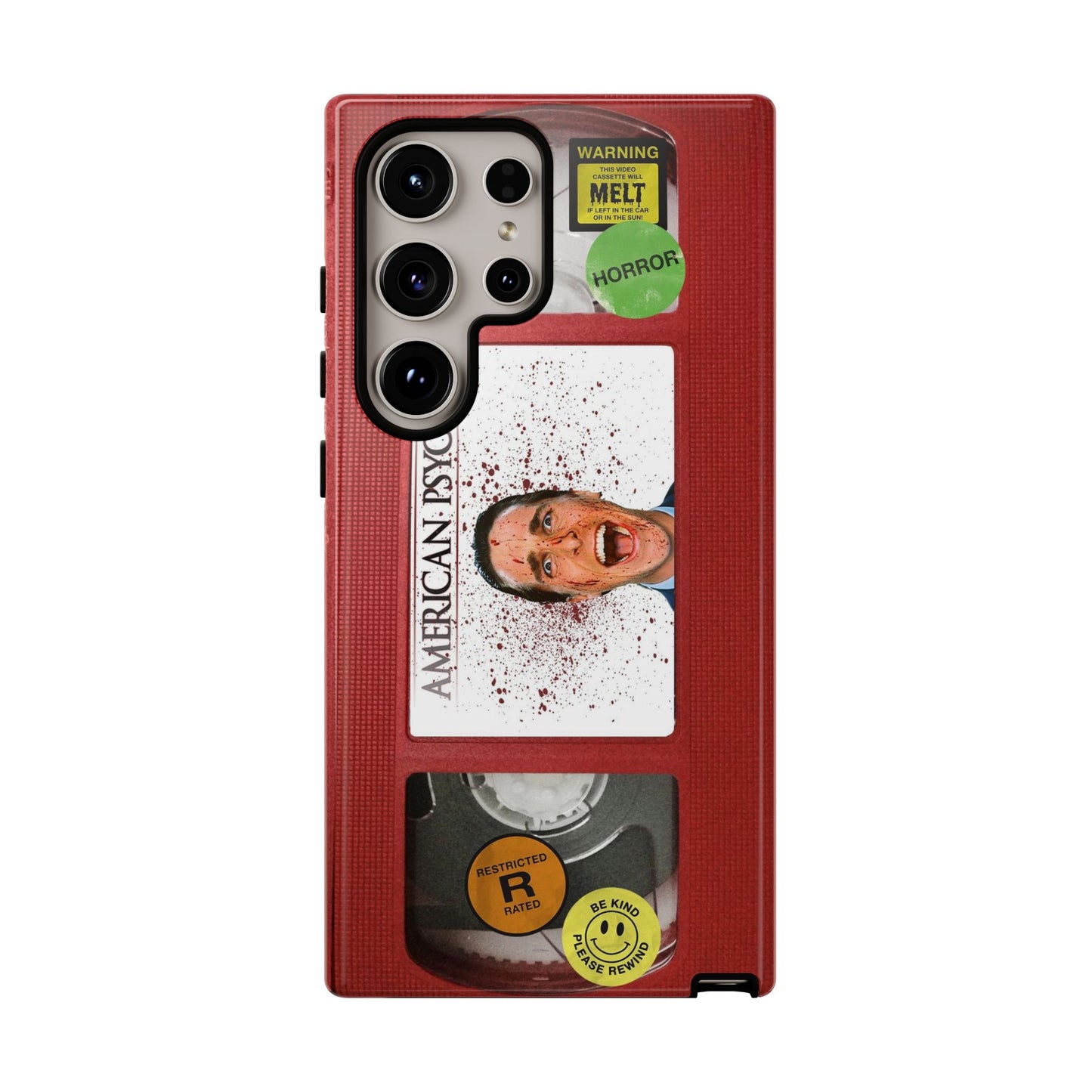🇺🇸 Psycho Red Edition VHS Phone Case