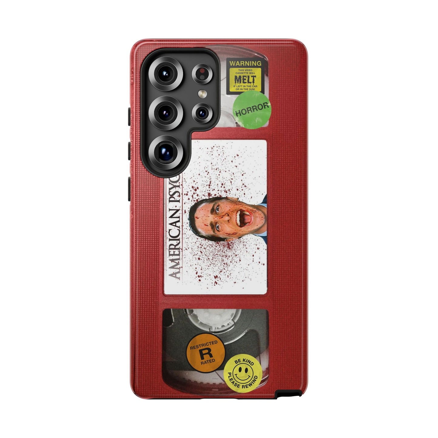 🇺🇸 Psycho Red Edition VHS Phone Case