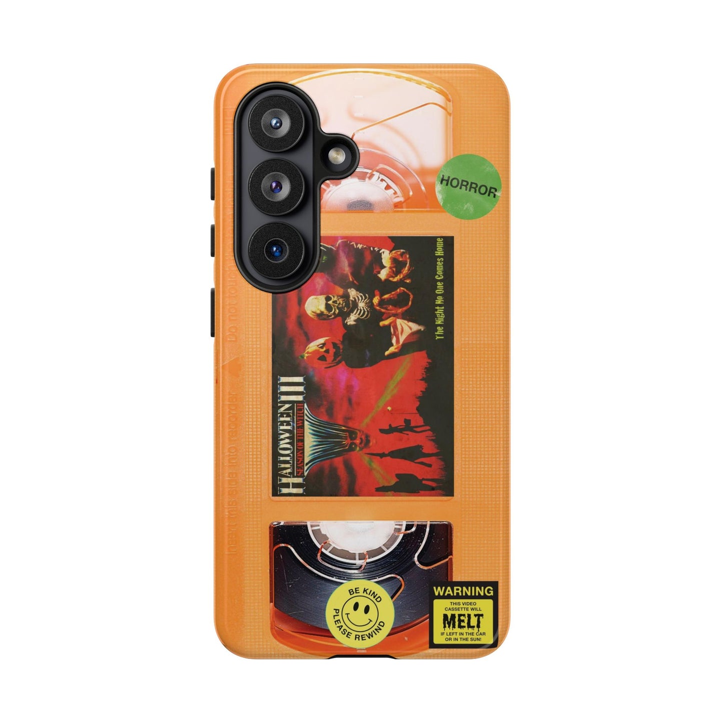 Halloween III Orange Edition Impact Resistant VHS Phone Case