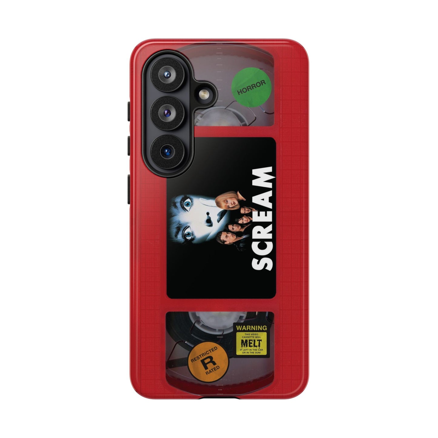Scream Red Impact Resistant VHS Phone Case