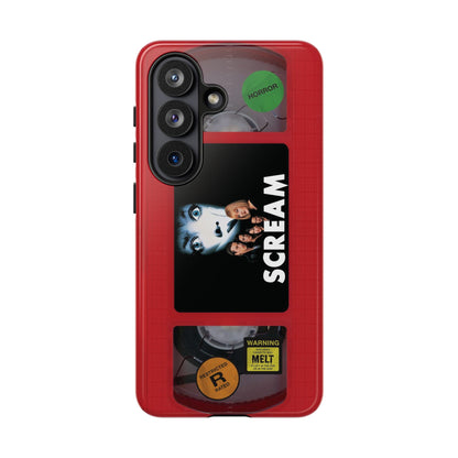 Scream Red Impact Resistant VHS Phone Case