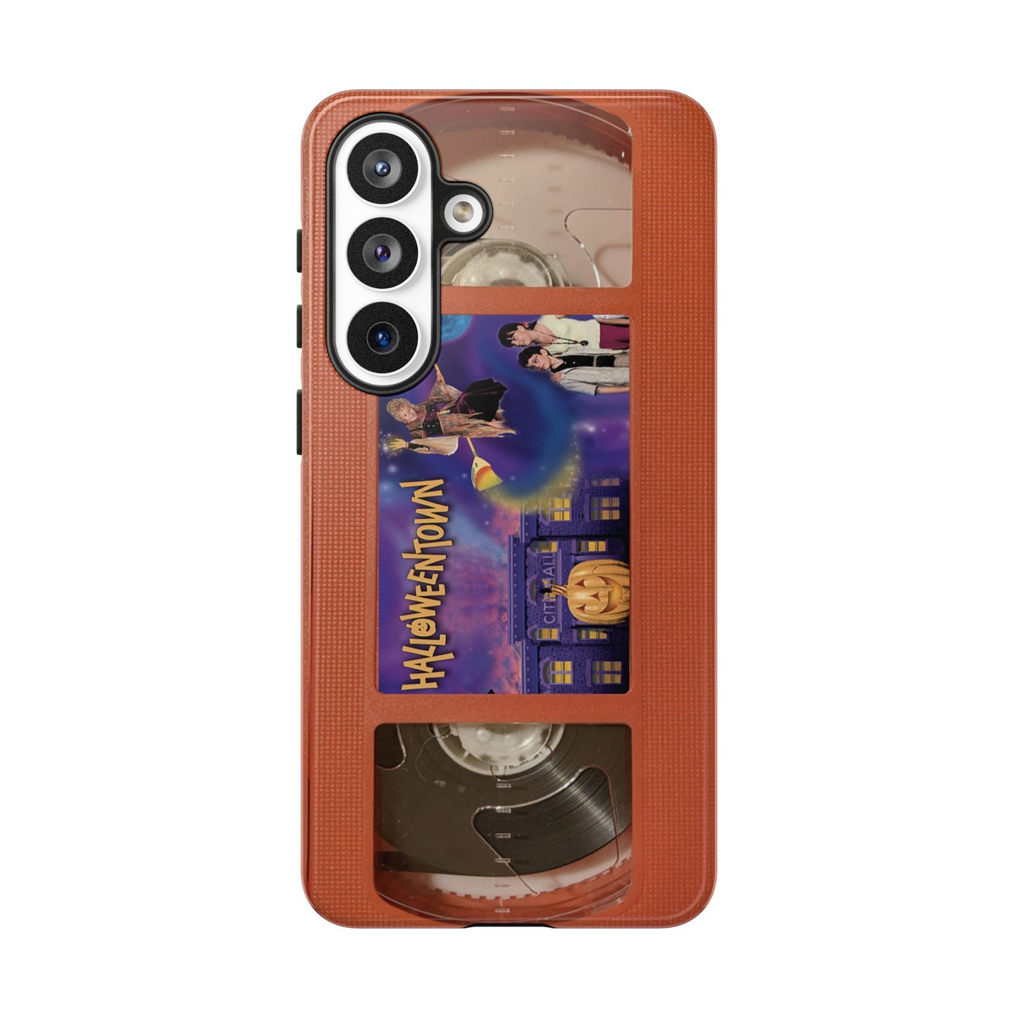 Halloween Town Orange Impact Resistant Phone Case
