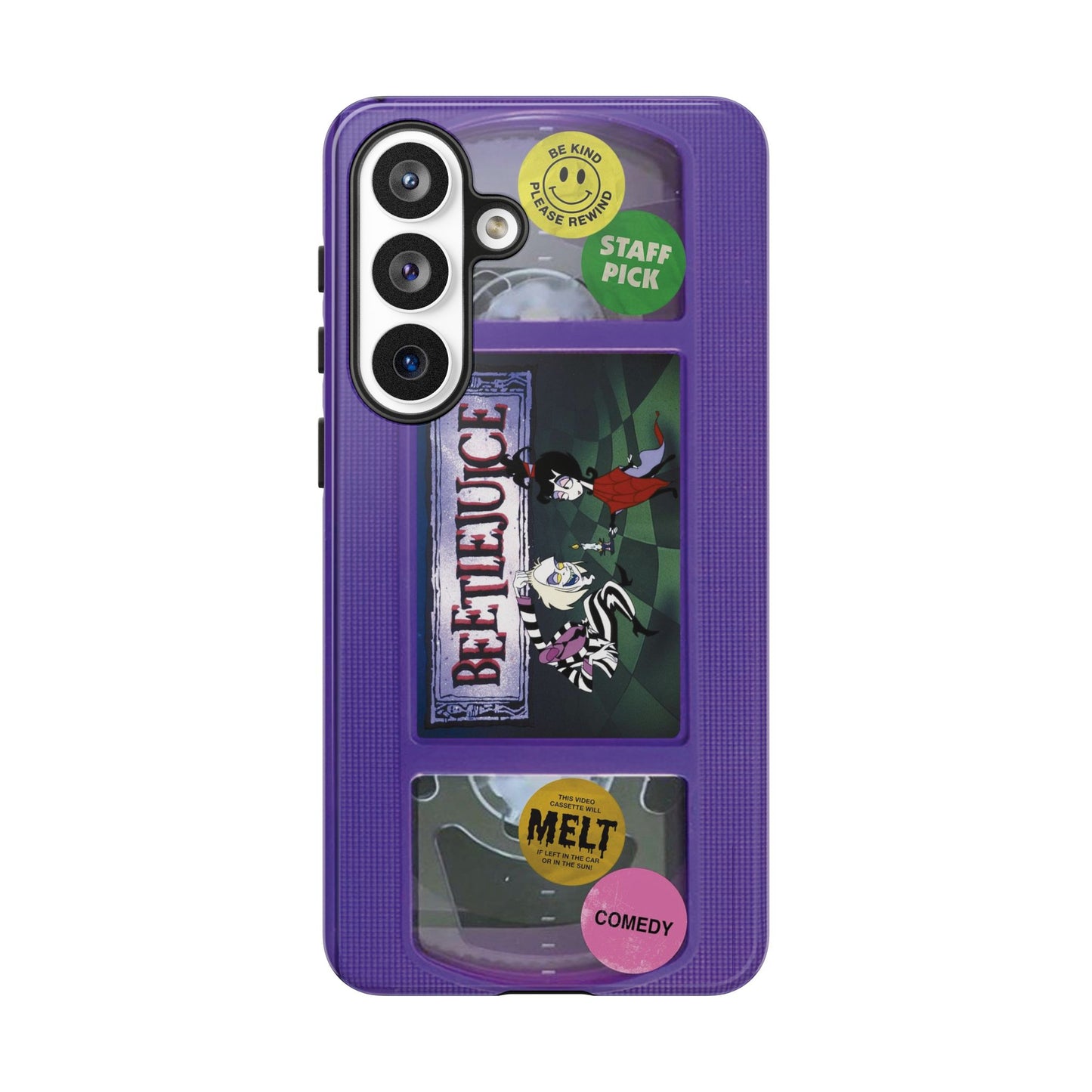 Animated BJ Purple Edition Impact Resistant VHS Phone Case