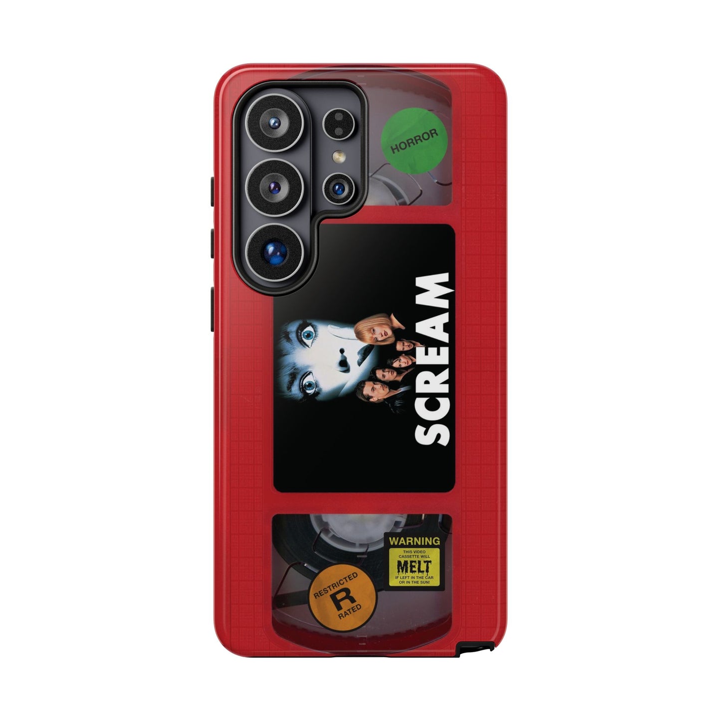 Scream Red Impact Resistant VHS Phone Case