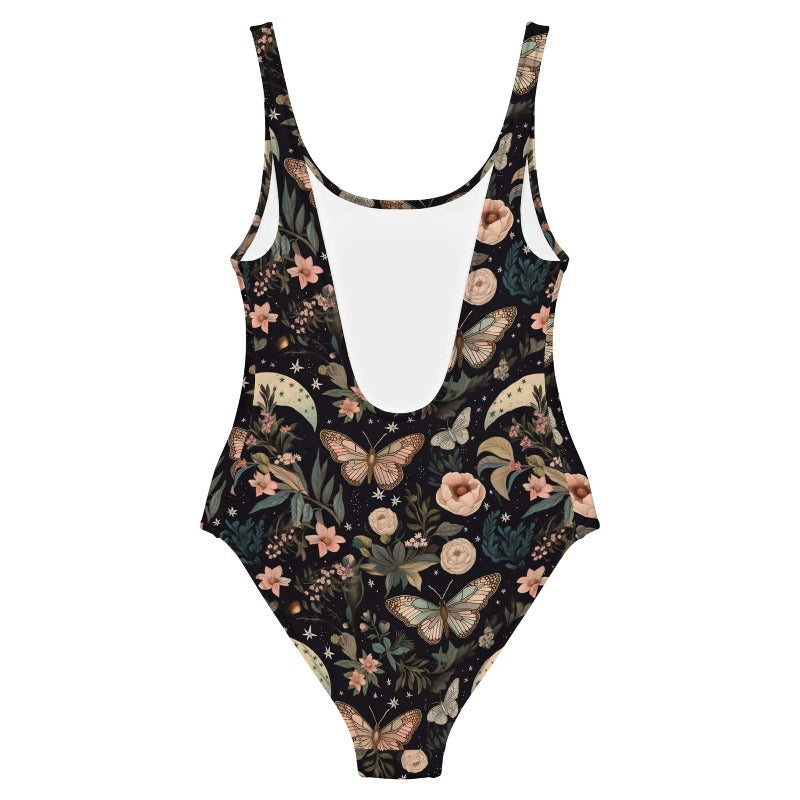 Night Moth One-Piece Swimsuit