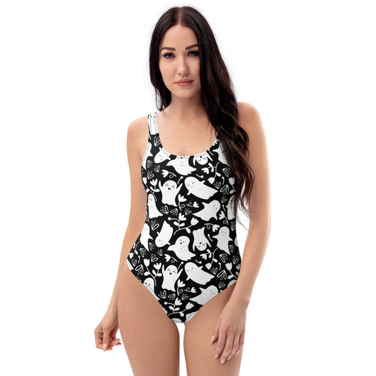 Ghostly One Piece Swimsuit