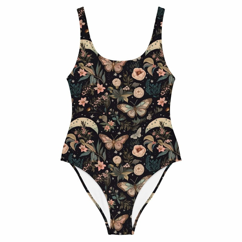 Night Moth One-Piece Swimsuit