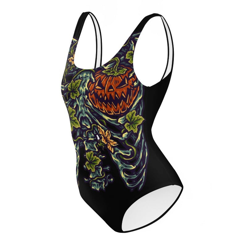 Halloween Inside One-Piece Swimsuit