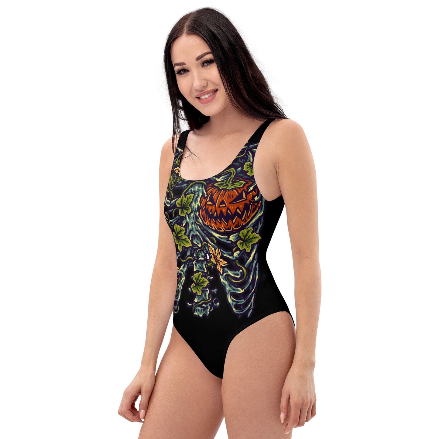 Halloween Inside One-Piece Swimsuit