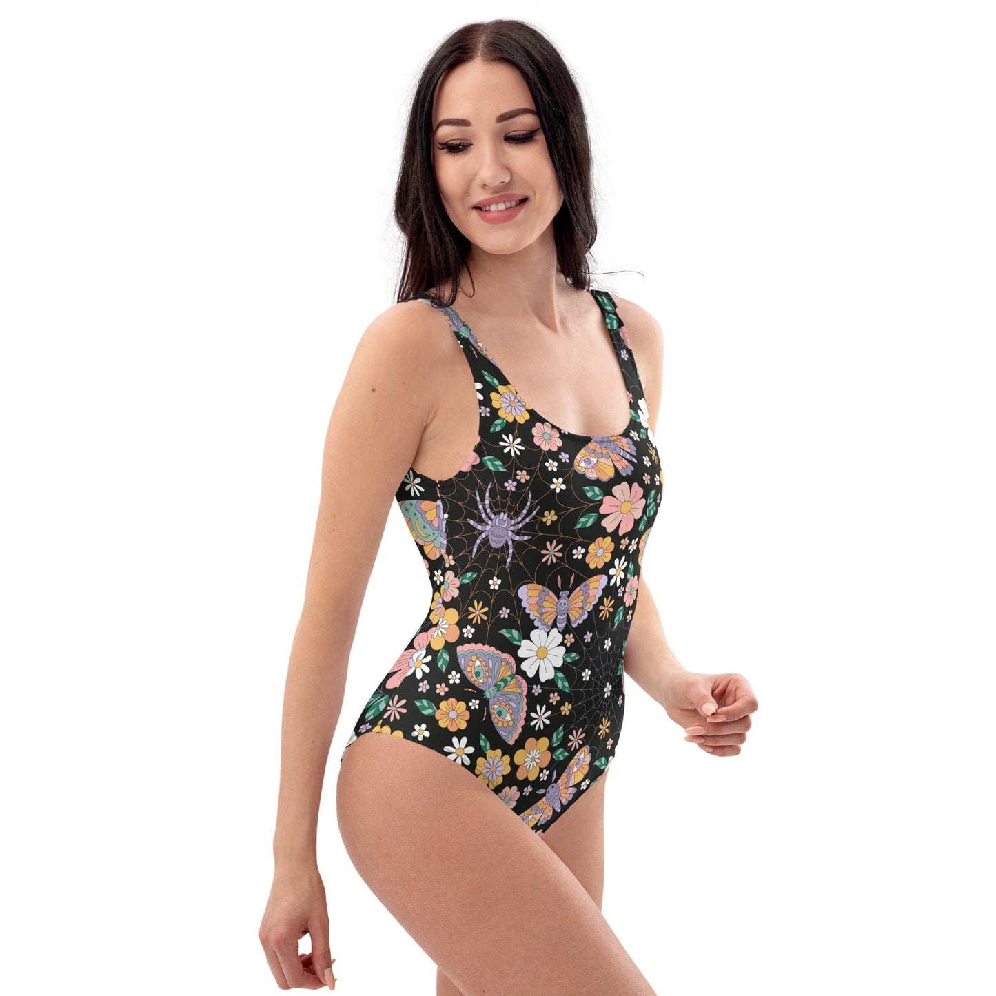 Psychedelic Spooky One Piece Swimsuit