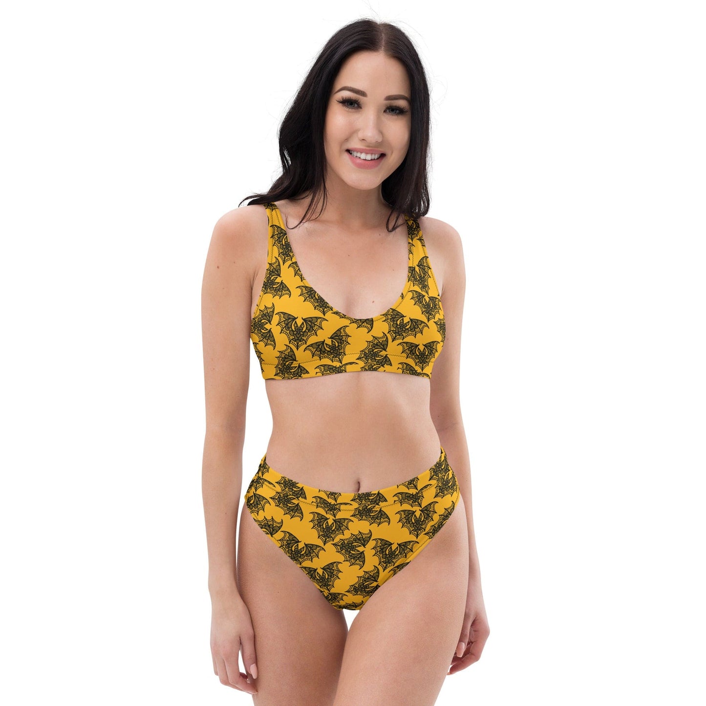 Lace Bat High-waisted bikini